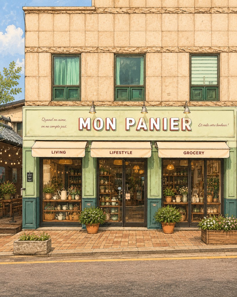 MON PANIER 매장 외관 — Living, Lifestyle, Grocery